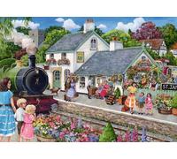 Ravensburger Whistle Stop Cottage - Puzzle da 1000 pezzi, per adulti