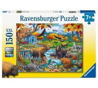 Ravensburger Wildlife Gathering - Puzzle XXL da 150 pezzi, per bambini dai 7 anni in su