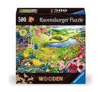 Ravensburger Puzzle in legno Nature Garden 500 pezzi con 40 inserti (whimsies) RVB17513