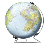 RAVENSBURGER 124367 PUZZLE 3D MAPPAMONDO CON PIEDISTALLO ANNI 10-99