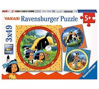 Ravensburger Yakari 3 Puzzle da 49 Pezzi, Multicolore, 08000