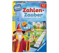 Ravensburger Kinderspiele Zahlen-Zauber: Schatzsuche mit den Zahlen von 1-10/1 Spielplanaus drei Teilen / 1 Zauberschloss / 40 Schatzkärtchen / 4 Spielfiguren / 6 Aufstellfüße / 1 Spielanleitung