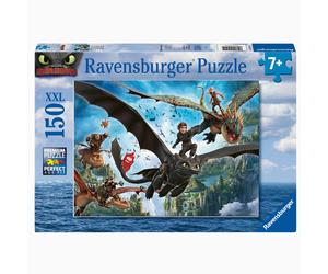 Ravensnburger - Puzzle Dragon Trainer 2, Puzzle 150 pezzi XXL, Puzzle Bambini 7