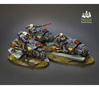 Ravenwing Outriders Dark Angels COMMISSIONE dipinto