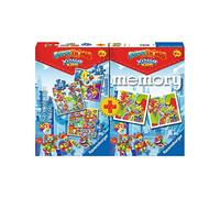 Ravesnsburger, Multipack SuperThings, Memory e Puzzle, Puzzle e set per bambini e bambine, Età Raccomandata 4+