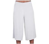 Ravi 1999 Fashion Ltd Pantaloncini culottes corti da donna taglie forti, pantaloncini estivi pull-on con elastico in vita, tessuto elasticizzato leggero, abbigliamento da viaggio per vacanze, comfort