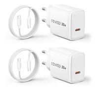 RAVIAD 20W Caricatore USB C, Caricabatteria Tipo C con Cavo USB C 1M
