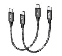 RAVIAD 240W Cavo USB C USB C Corto 15CM, Cavo USB Type-C PD Ricarica Rapida USB C con E-Mark Chip 5A/20V per iPhone 17/16/15, Samsung Galaxy S25/S24/S23/S22/S21, MacBook, Pad Air, Google Pixel
