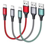 RAVIAD Cavo iPhone 0.5M 3Pezzi [Certificato MFi] Cavo Lightning Carica