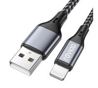 RAVIAD Cavo iPhone 1.2M, [Certificato MFi] Caricatore iPhone Carica Rapida