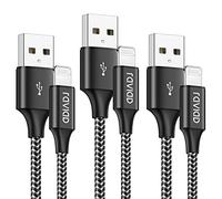 RAVIAD Cavo iPhone [3 Pack 1M] Caricabatterie iPhone [Certificato MFi]