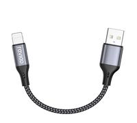 RAVIAD Cavo iPhone Corto, [Certificato MFi] 15CM Caricatore iPhone Carica Rapida Nylon Cavo Lightning USB per iPhone 14/13/12/11/Pro/Pro Max/X/XS/XS Max/XR/8/8 Plus/7/7 Plus/6s/6s Plus/6/6 Plus/5/5c