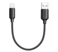 RAVIAD Cavo iPhone Corto, [Certificato MFi] 50CM Caricabatterie iPhone Carica Rapida Nylon Cavo USB Lightning Corto per iPhone 14/13/12/11/Pro/Pro Max/X/XS/XS Max/XR/8/8 Plus/7 Plus/7/6s Plus/6 Plus/5