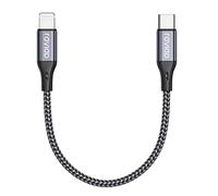 RAVIAD Cavo USB C a iPhone 0.5M [Certificato MFi] Cavo in Nylon Carica Rapida Caricatore per iPhone 11/12/13/13 Pro/13 Pro Max/12 Mini/11 Pro/11 Pro Max/11/SE 2020/XR/XS/X/8 Plus