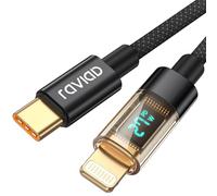 RAVIAD Cavo USB C a Lightning 1.2M [Certificato MFi] Cavo iPhone USB Tipo C in Nylon Carica Rapida Caricatore per iPhone 14/13/13 Pro/13 Pro Max/12 Mini/11 Pro/11 Pro Max/11/SE 2020/XR/XS/X/8/8 Plus