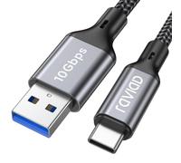 RAVIAD Cavo USB Type-C 1M, USB 3.2 Gen 2 10Gbps Cavo USB C di Ricarica Rapida 3A QC 3.0, Cavo USB Tipo C per iPhone 17 16 15 Plus Pro Max, Samsung Galaxy S25/S24/S23, P60 P50, Google Pixel