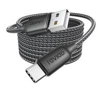RAVIAD Cavo USB Type-C, Cavo USBA a USBC Lungo 3.1A Ricarica Rapida [3M] Cavo USB Tipo C QC3.0 Cavo USBC to USB per iPhone 16 15ProMax Samsung S24 S23 Note Xiaomi Pixel iPad Realme