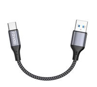 RAVIAD Cavo USB Type-C [USB 3.0, 0.15M], Cavo USBC Ricarica Rapida 3A QC 3.0, Cavo USB Tipo C per iPhone 16 15, Samsung Galaxy S23 S22 S21 S20 S10 A71 A51, Pixel 7, OnePlus, Realme