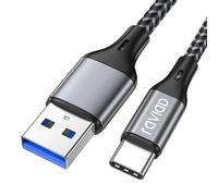 RAVIAD Cavo USB Type-C [USB 3.0, 3M], Cavo USBC Ricarica Rapida 3A QC 3.0, Cavo USB Tipo C per iPhone 16 15, Samsung Galaxy S24 S23 S22 S21 S20 S10 A71 A51, Pixel 7, OnePlus, Realme