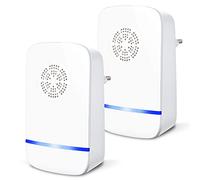 RAVIADHT Repellente ad ultrasuoni per parassiti, anti-zanzare, controllo elettronico delle zanzare formiche, scarafaggi, mosche, ragni, cimici, repellente per topi e topi per interni