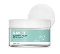 RAVIEL Blooming Relief Big Toner Pad 60EA Mild Daily Toner Pad Soft Cotton NUOVO