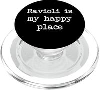 Ravioli è il mio posto felice Divertente Raviolis Minimalista PopSockets PopGrip per MagSafe