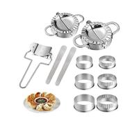 Ravioli Maker, Dumpling Wrapper Dumpling Moule, Acier Inoxydable Boulette Maker, Ravioli Machine, Boulette Maker, Machine Ã Boulettes, 11 PiÃ¨ces.