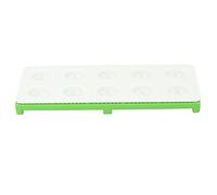 Ravioli maker press 10 buchi di ferro assissione durevole ravioli ravioli per la produzione di gnocchi domestici (Verde)