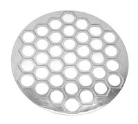 Ravioli Maker, Stampo per gnocchi a 37 fori Pelmeni in alluminio Creatore in metallo Stampo per pressa Pelmeni per carne siberiana Stampo per ravioli per la casa (Argento)