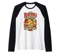 Ravioli per Sempre: Umorismo per Amanti della Pasta Maglia con Maniche Raglan