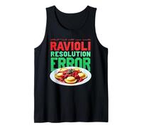 Ravioli Resolution Error Design Glitch e Meme Divertente Canotta