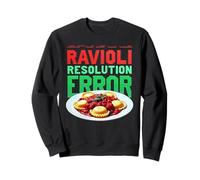 Ravioli Resolution Error Design Glitch e Meme Divertente Felpa