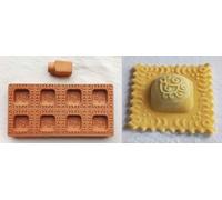 Ravioli Stampi 8 Forme Con Pestello - Pavoncella