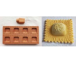 Ravioli Stampi 8 Forme Con Pestello - Pavoncella