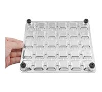 Ravioli Stampo Fai-Da-Te Maker Premere Pasticceria Argento Gadget da Cucina