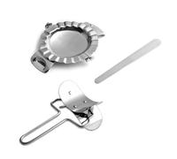 Ravioli Stampo Maker Set, Pasta Dumpling Press Kit | BPA-Free 304 Steel, Dishwasher Safe, Wavy Edge Crimper, Filling Spoon, Uniform Cuts
