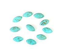 Ravishing Impressions Cabochon calibrato a forma di marquise autentica della bella in legno dormiente Arizona, 13 x 26 mm, per la creazione di gioielli, pietra preziosa lucidata, Pietra preziosa