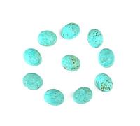Ravishing Impressions Cabochon calibrato di forma ovale 9 x 11 mm La bella al legno dormiente Arizona turchese calibrato gioielli pietra preziosa lucidata dicembre, Pietra preziosa, Turchese Arizona