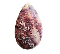 Ravishing Impressions Cabochon di opale di fuoco messicano naturale, dimensioni: 44 x 26 x 9 mm, ciondolo a forma di pera, fabbricazione di gioielli, opale appariscente, fornitori fatti a mano, Gemme,