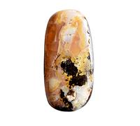 Ravishing Impressions Cabochon in opale australiano, dimensioni 50 x 24 x 9 mm Queensland Boulder Opal per la creazione di gioielli rari semi preziosi per il compleanno di maggio