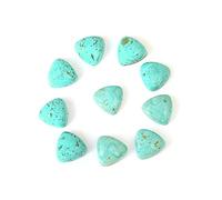 Ravishing Impressions Cabochon in turchese 9 x 9 mm a forma di trilione della Bella in legno dormiente Arizona per la creazione di gioielli con schiena piatta semipreziosa, Pietra preziosa, Turchese