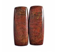 Ravishing Impressions Diaspro di forma ovale di serpente 64 CTW Cabochon Dimensioni 38 x 14 x 5 mm Produzione di gioielli Pietra preziosa Si ritiene curare i problemi della milza, pietra preziosa,