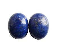Ravishing Impressions Orecchini a lapislazzuli blu naturale 25 CTW, dimensioni cabochon, 15 x 12 x 7 mm, per gioielli semi-preziosi sciolti collegati al terzo occhio chakra Lapis Lazuli