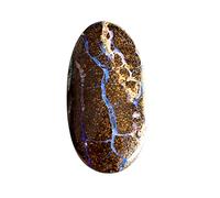 Ravishing Impressions Pietra preziosa naturale di opale di fuoco australiano, dimensioni 45 x 24 x 7 mm, fornitori di opale, pietra per ciondolo, fatta a mano, opale Queensland Boulder, Gemma,