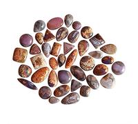 Ravishing Impressions Set di 41 cabochon in agata viola naturale a forma di pera 119 CTW, ciondolo MM per la creazione di gioielli, sviluppa un forte senso di equilibrio e armonia