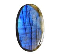 Ravishing Impressions Vera labradorite blu cabochon da 44 x 25 x 7 mm, pietra blu appariscente per uso di gioielli, pietra semipreziosa, aumenta la fede e la fiducia, Gemma,
