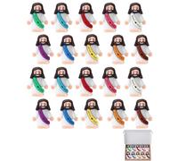 RAVNIX 20 Mini Gesù con Testi Sacri Incisi, Forma Compatta e Solidissima per Evitare Perdite, Ideale per Catechismo, Presepe Famigliare e Regali Religiosi Sicuri