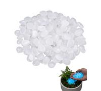 RAVNIX Ciottoli Luminosi Bianchi 300 Pz Si Illuminano Al Buio Assorbendo Luce Solare Per Sentieri Sicuri e Decorazione Giardino Esterno Moderna Ideali per Terrazzi Residenziali