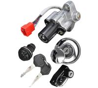 RAVTAKL Interruttore Accensione Compatibile con Yamaha per Xvs400 per Drag per Star 1996-2008 per Xvs650 per Drag per Star 1997-2002 Set Blocco Interruttore Accensione 4tr8250100