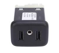 RAVTAKL Presa USB ausiliaria Compatibile Con Cadillac Per CTS Per CT6 2016 2017 2018 Doppia Porta USB Jack AUX Adattatore Di Ingresso Ausiliario 13510854 23496501